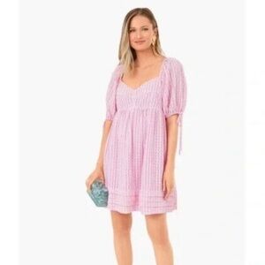 Hyacinth House by Tuckernuck Gingham Leyton Mini Dress